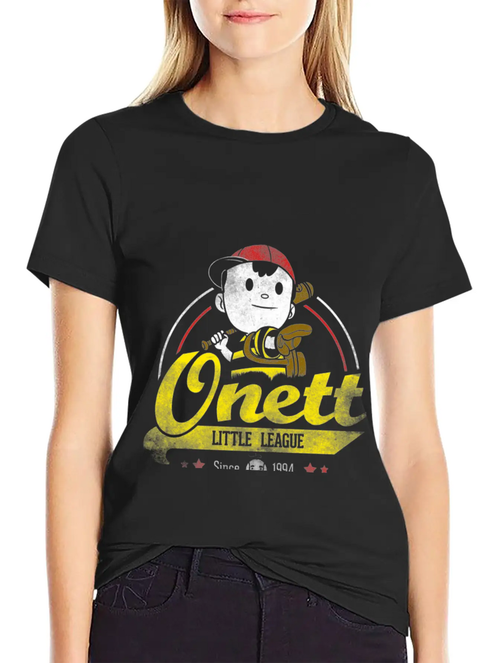 Onett Little League T Shirt Unisex Casual T-Shirt – Clean Design For Daily Comfort