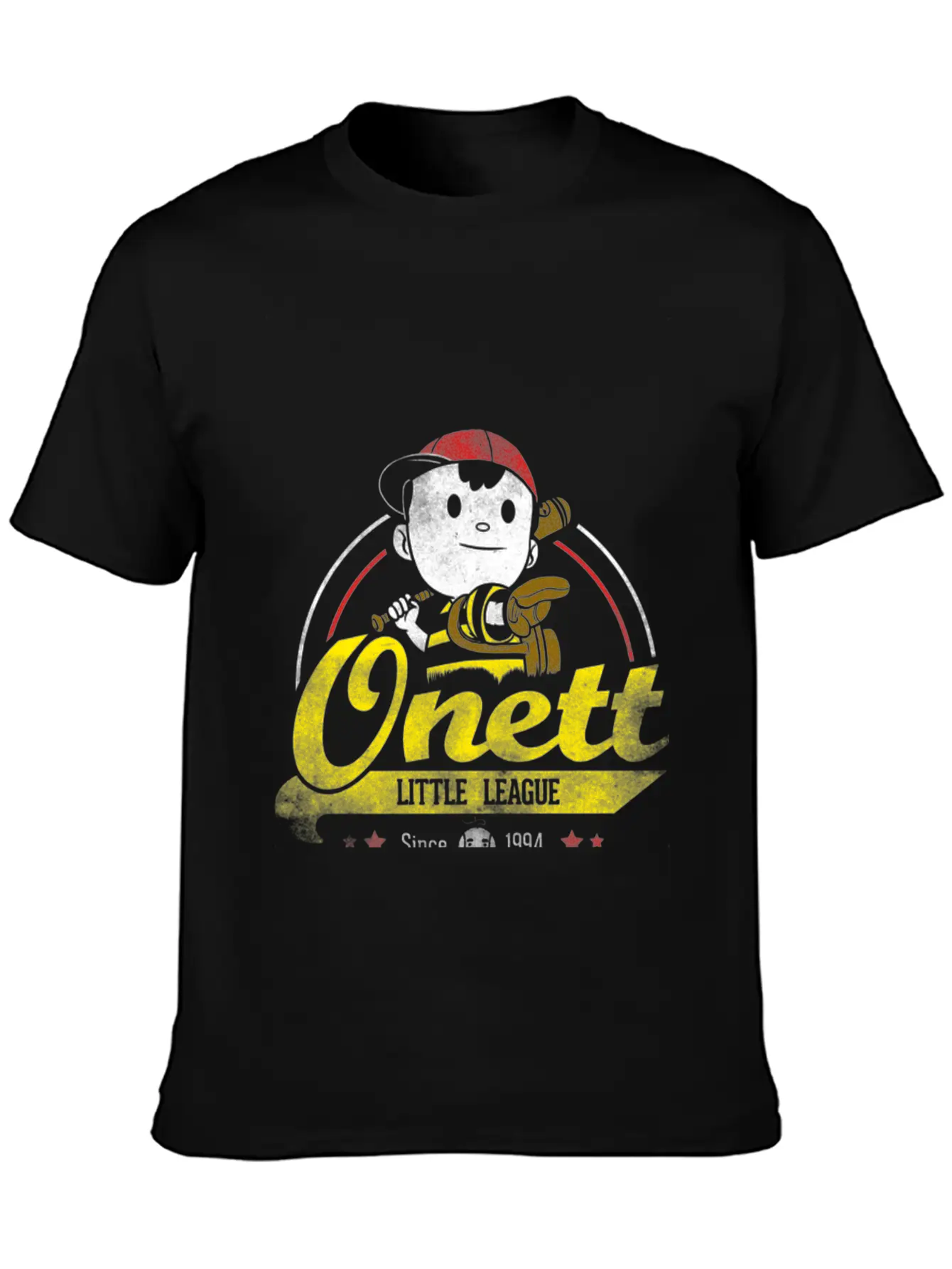 Onett Little League T Shirt Unisex Casual T-Shirt – Clean Design For Daily Comfort