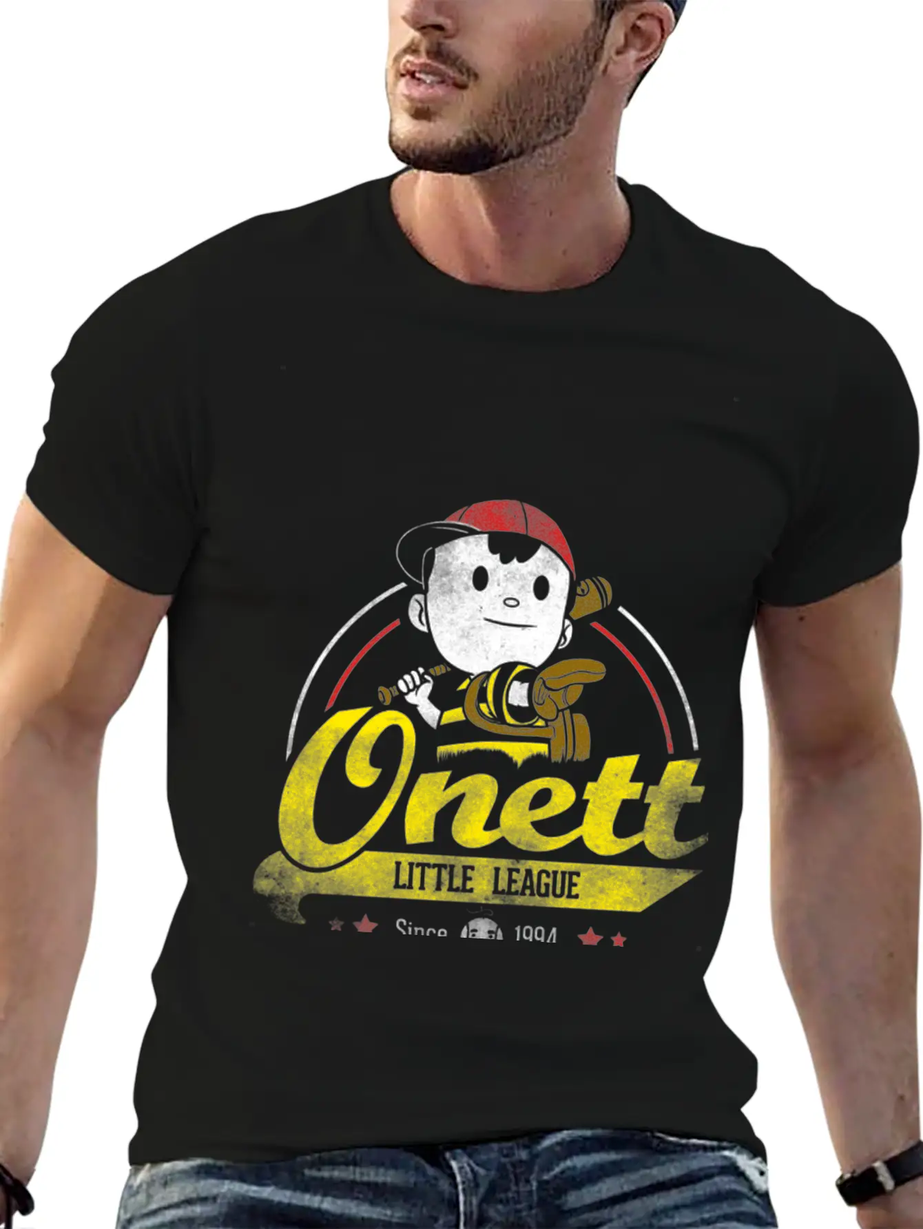 Onett Little League T Shirt Unisex Casual T-Shirt – Clean Design For Daily Comfort