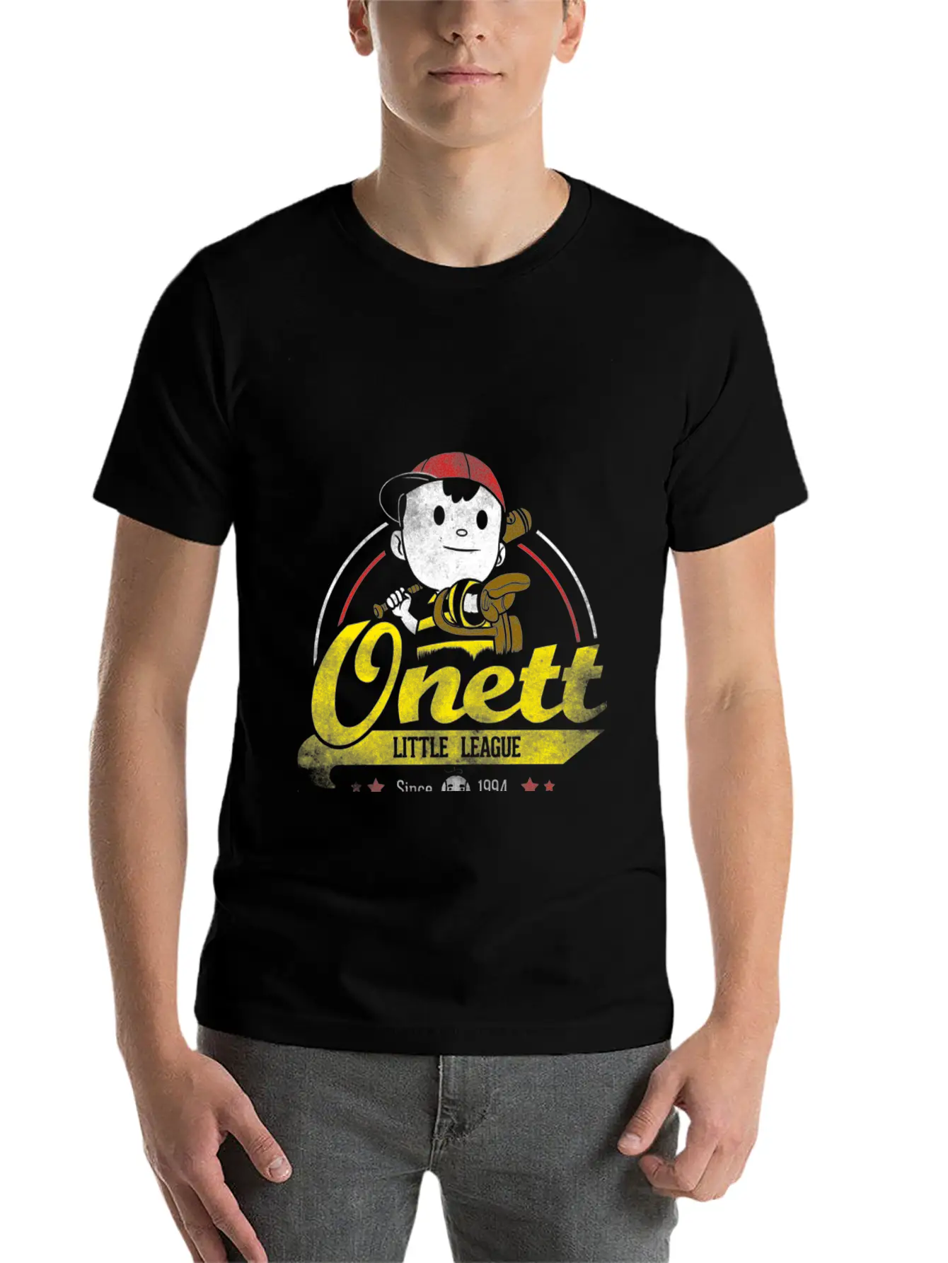 Onett Little League T Shirt Unisex Casual T-Shirt – Clean Design For Daily Comfort