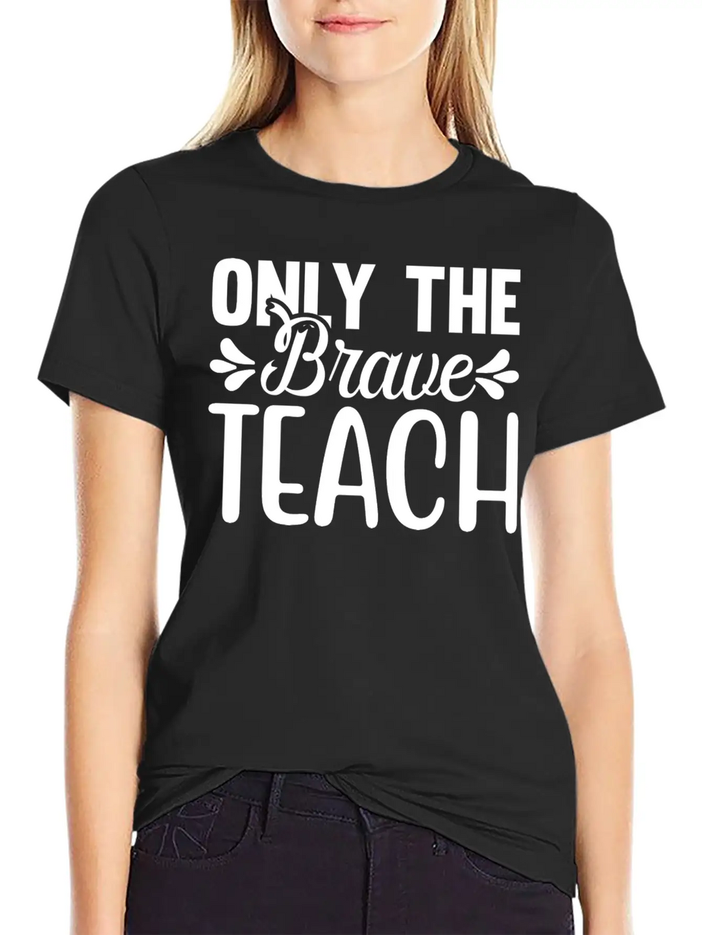 Only The Brave Teach Breathable Soft Cotton T-Shirt – Timeless Casual Look