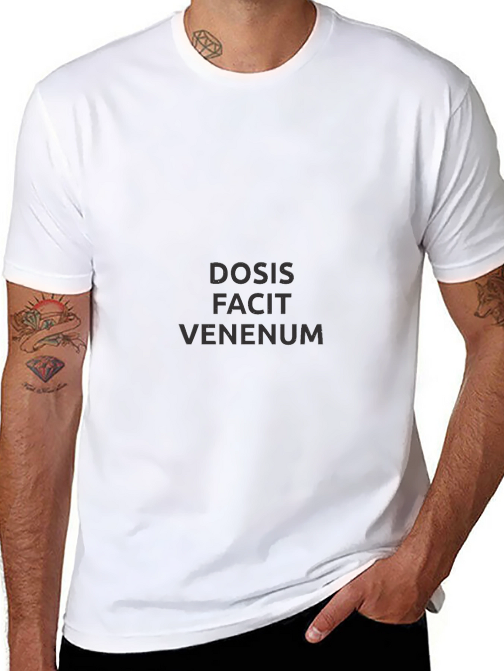 Dosis Facit Venenum Black T-Shirt