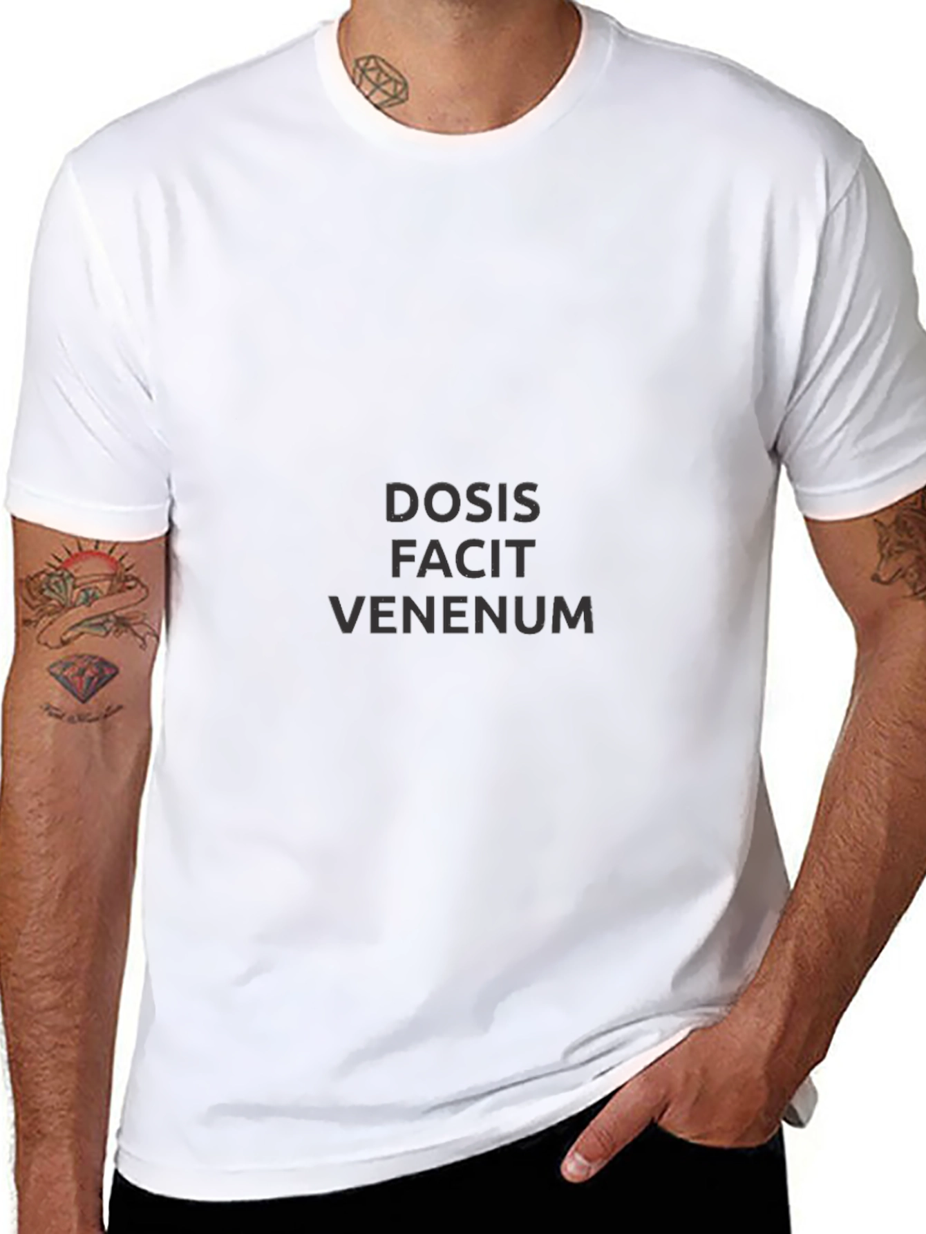 Dosis Facit Venenum Black T-Shirt
