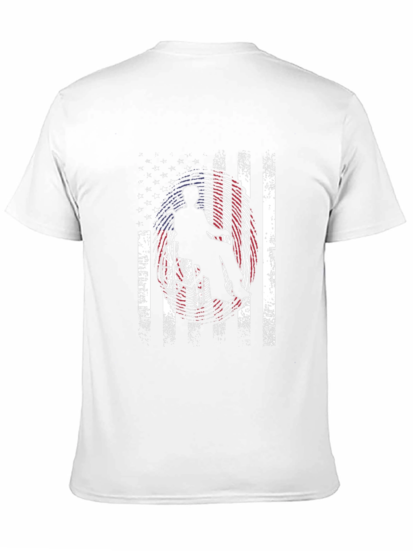 Patriotic Wheelchair American Flag T-Shirt