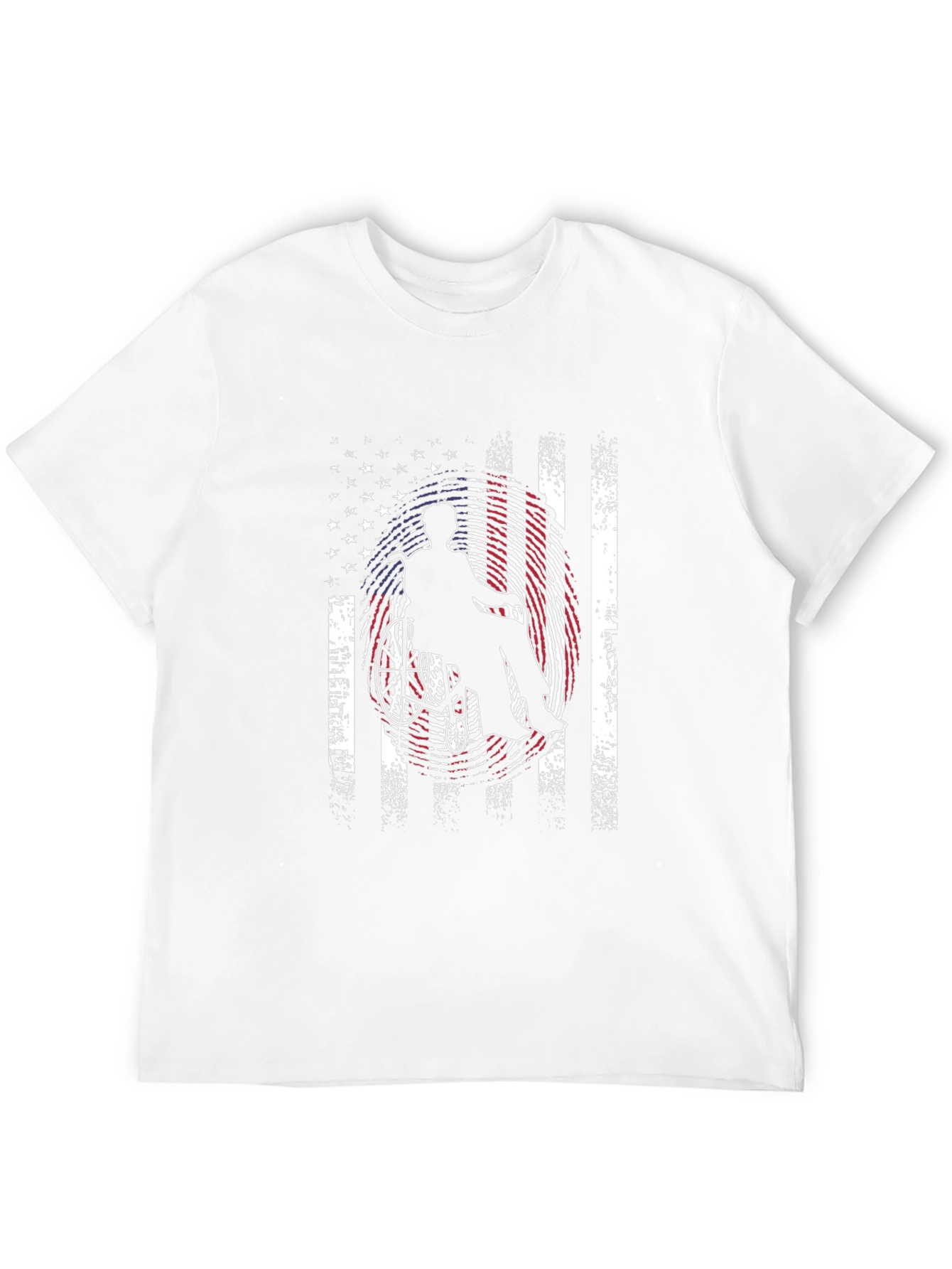 Patriotic Wheelchair American Flag T-Shirt