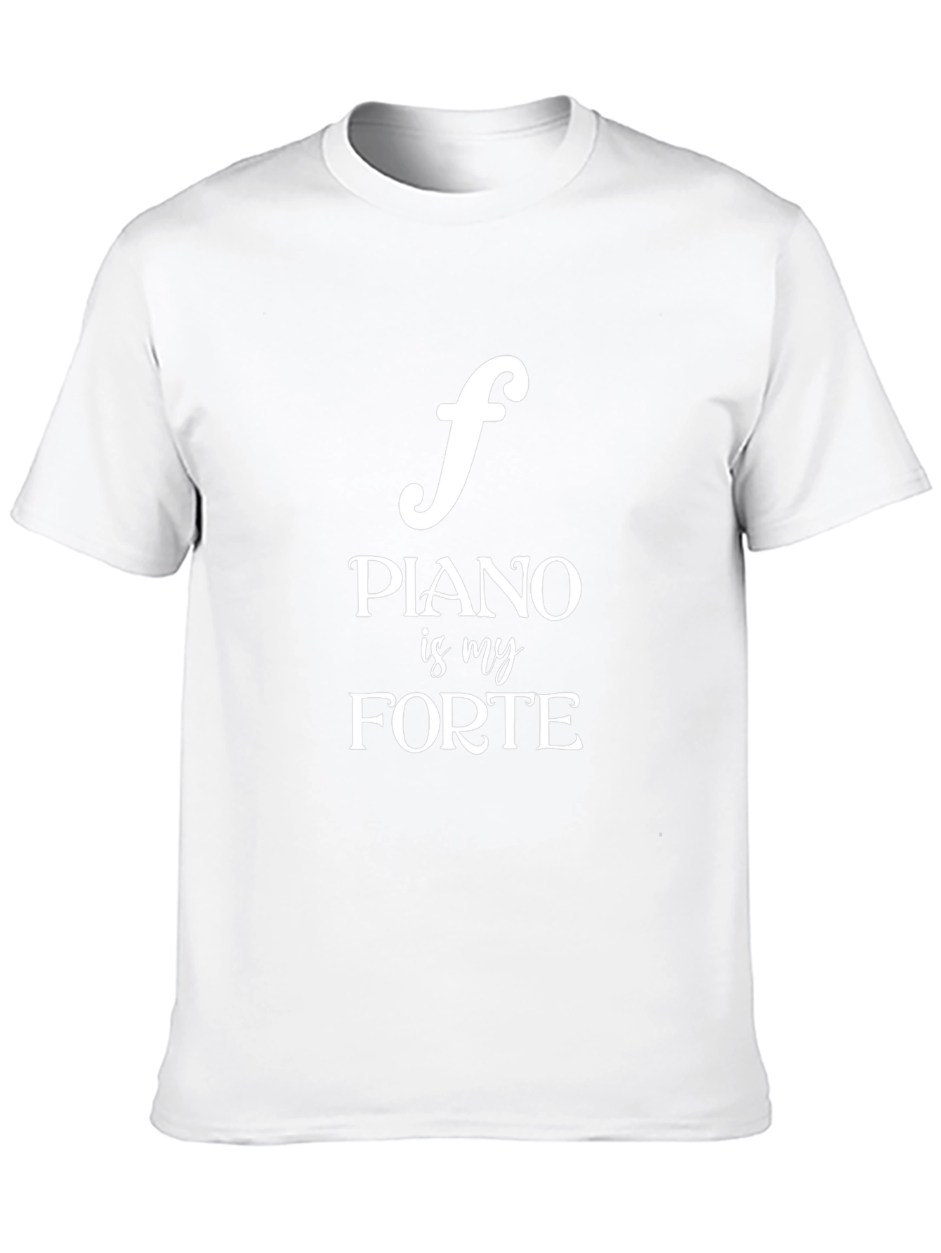 Piano is My Forte Graphic Tee - Musician Gift