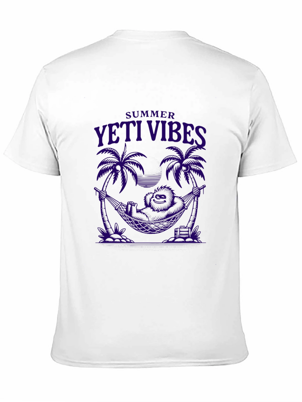Summer Yeti Vibes Graphic Tee - Black