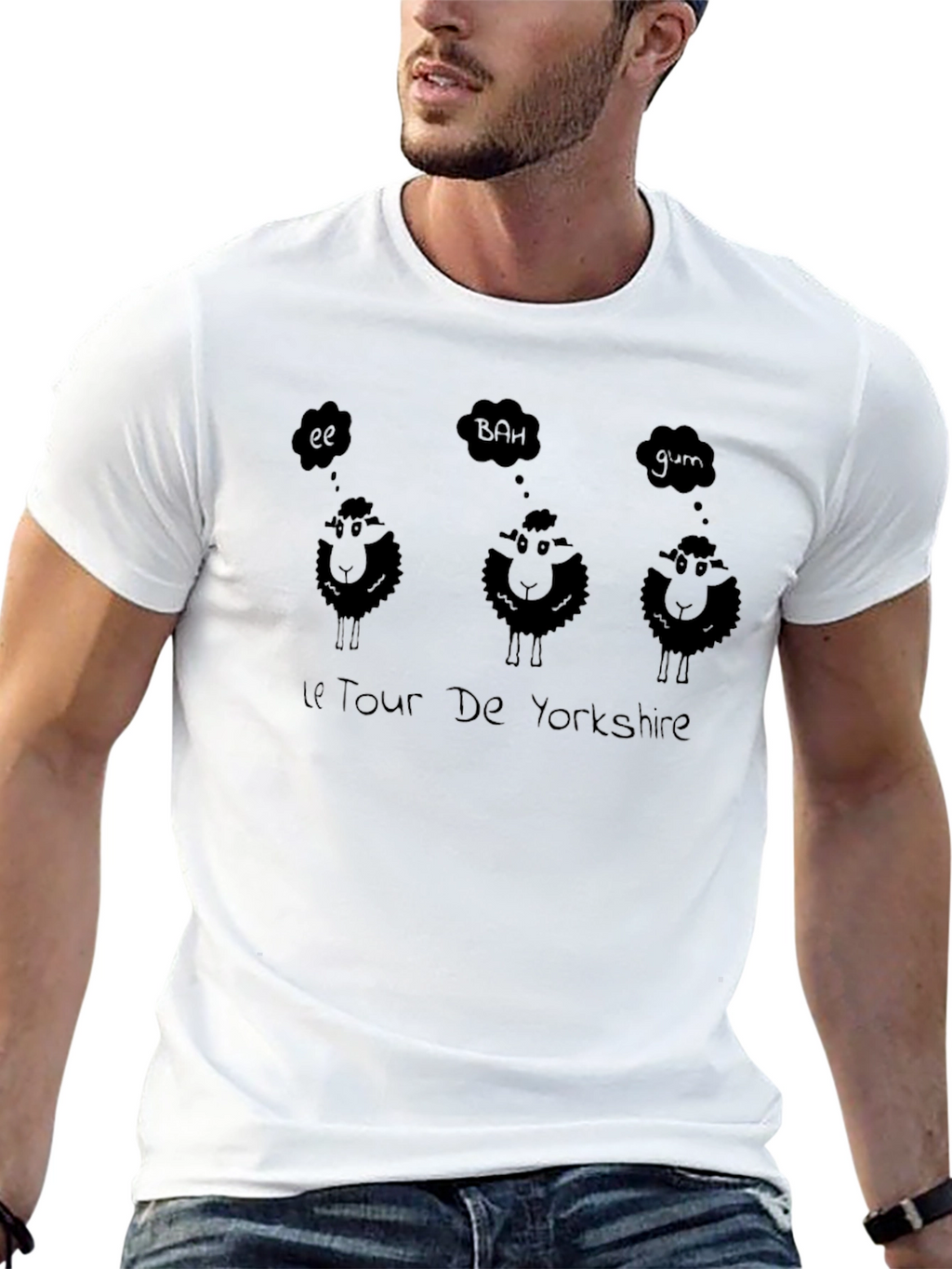 Le Tour De Yorkshire Sheep Graphic T-Shirt