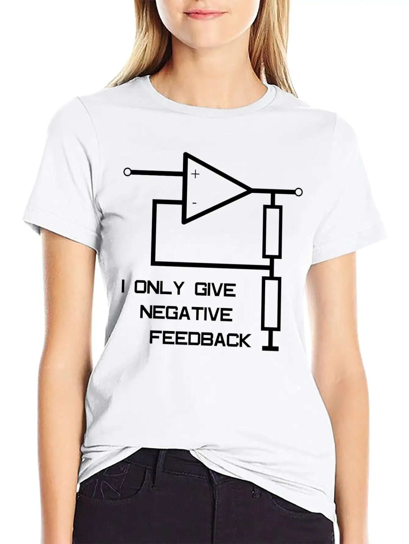 Operational Amplifier Electrical Engineering Casual Graphic T-Shirt – Simple And Comfortable Daily Wear