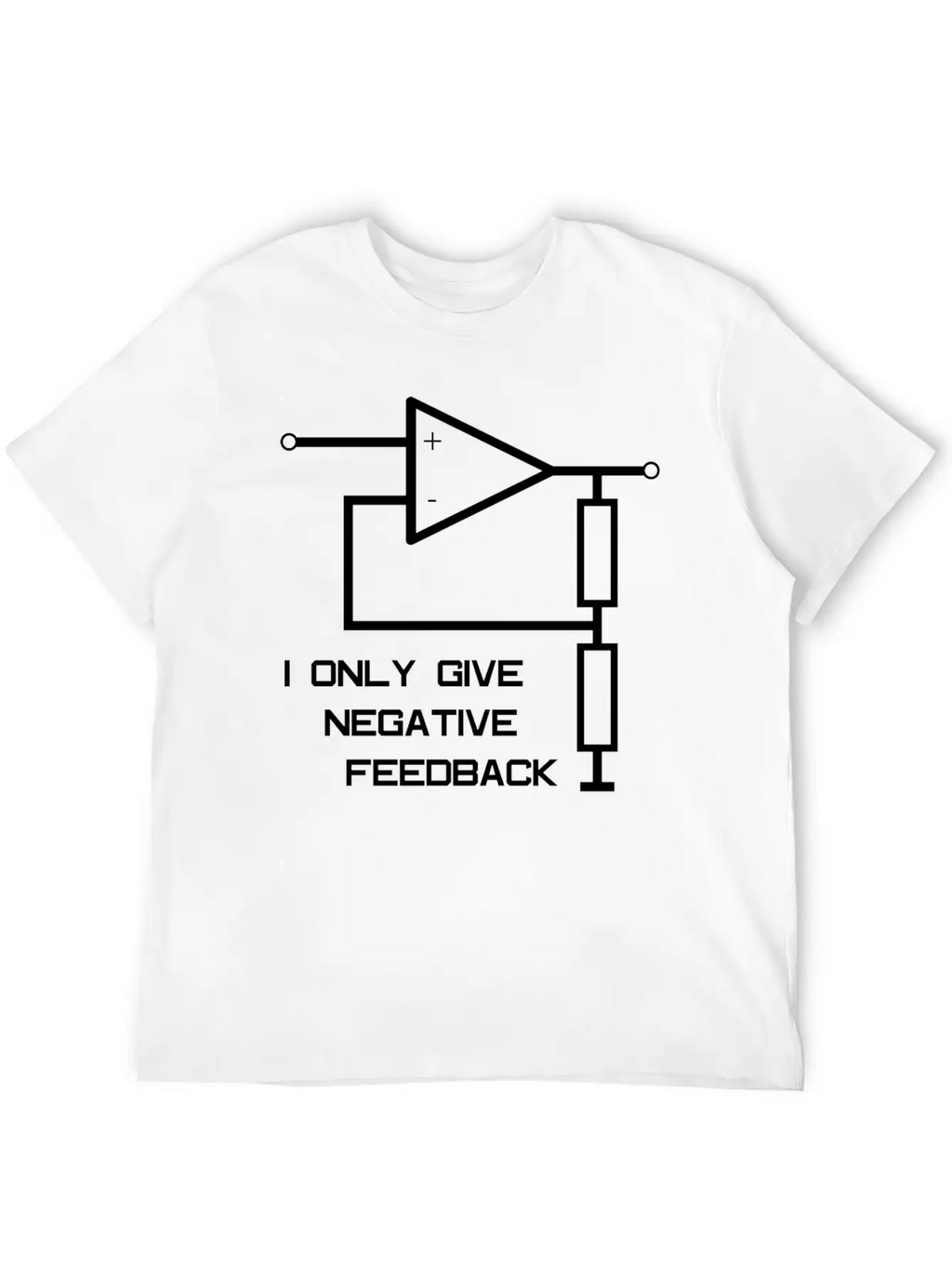Operational Amplifier Electrical Engineering Casual Graphic T-Shirt – Simple And Comfortable Daily Wear
