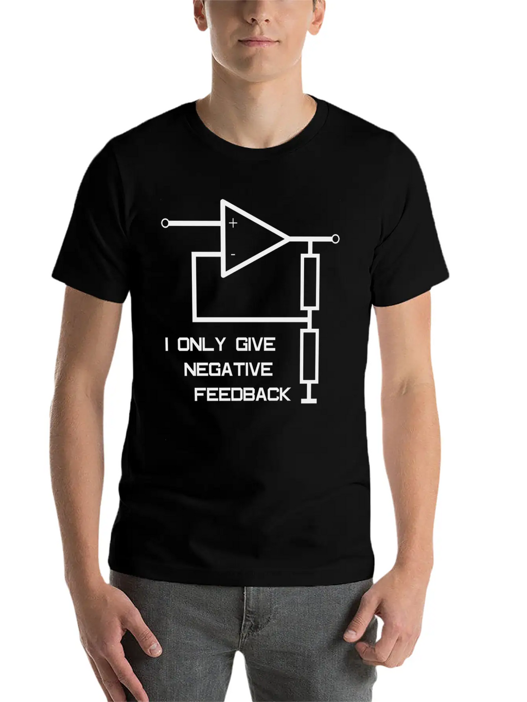 Operational Amplifier Electrical Engineering Casual Graphic T-Shirt – Simple And Comfortable Daily Wear