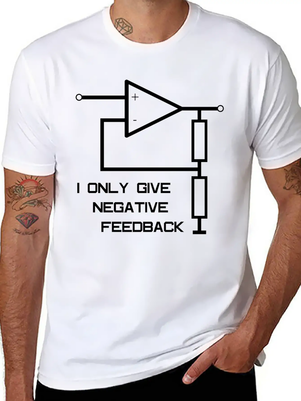 Operational Amplifier Electrical Engineering Casual Graphic T-Shirt – Simple And Comfortable Daily Wear