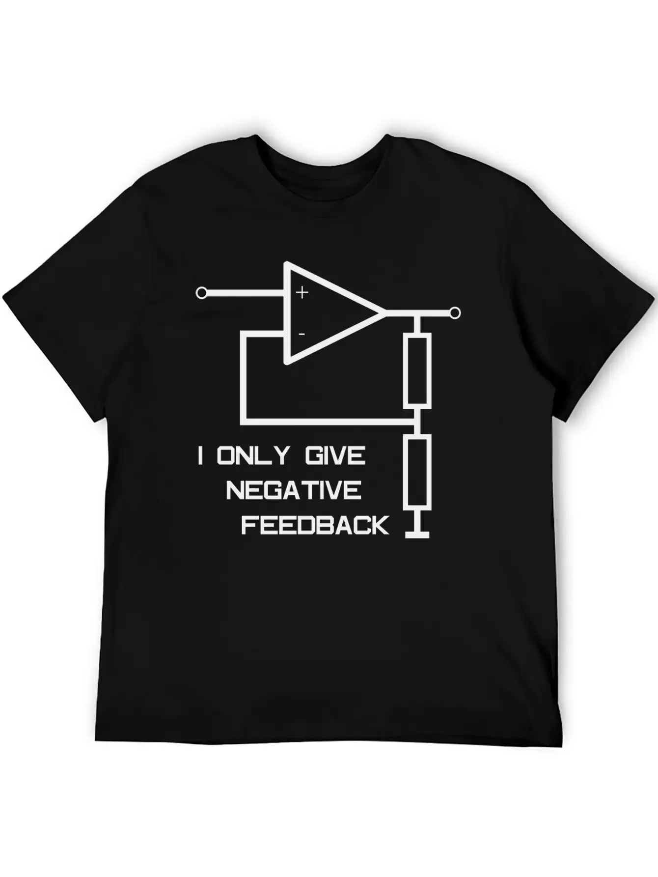Operational Amplifier Electrical Engineering Casual Graphic T-Shirt – Simple And Comfortable Daily Wear
