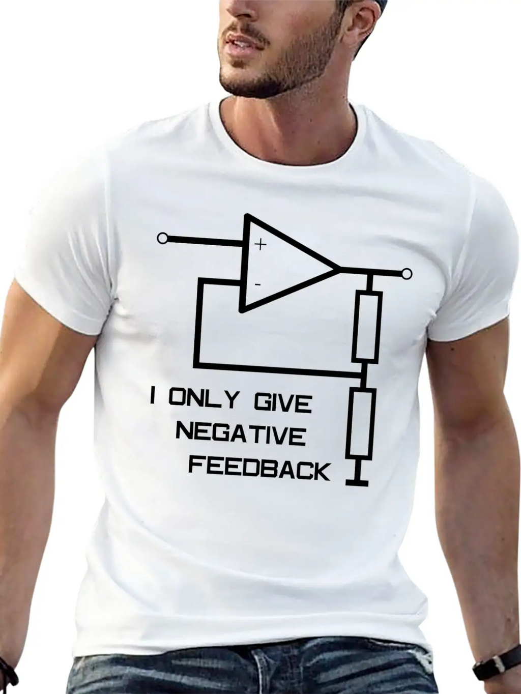 Operational Amplifier Electrical Engineering Casual Graphic T-Shirt – Simple And Comfortable Daily Wear