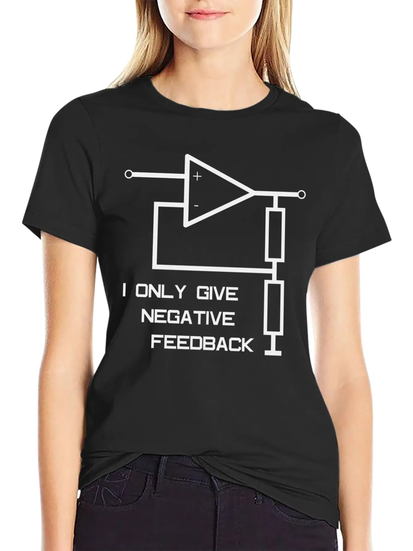 Operational Amplifier Electrical Engineering Casual Graphic T-Shirt – Simple And Comfortable Daily Wear