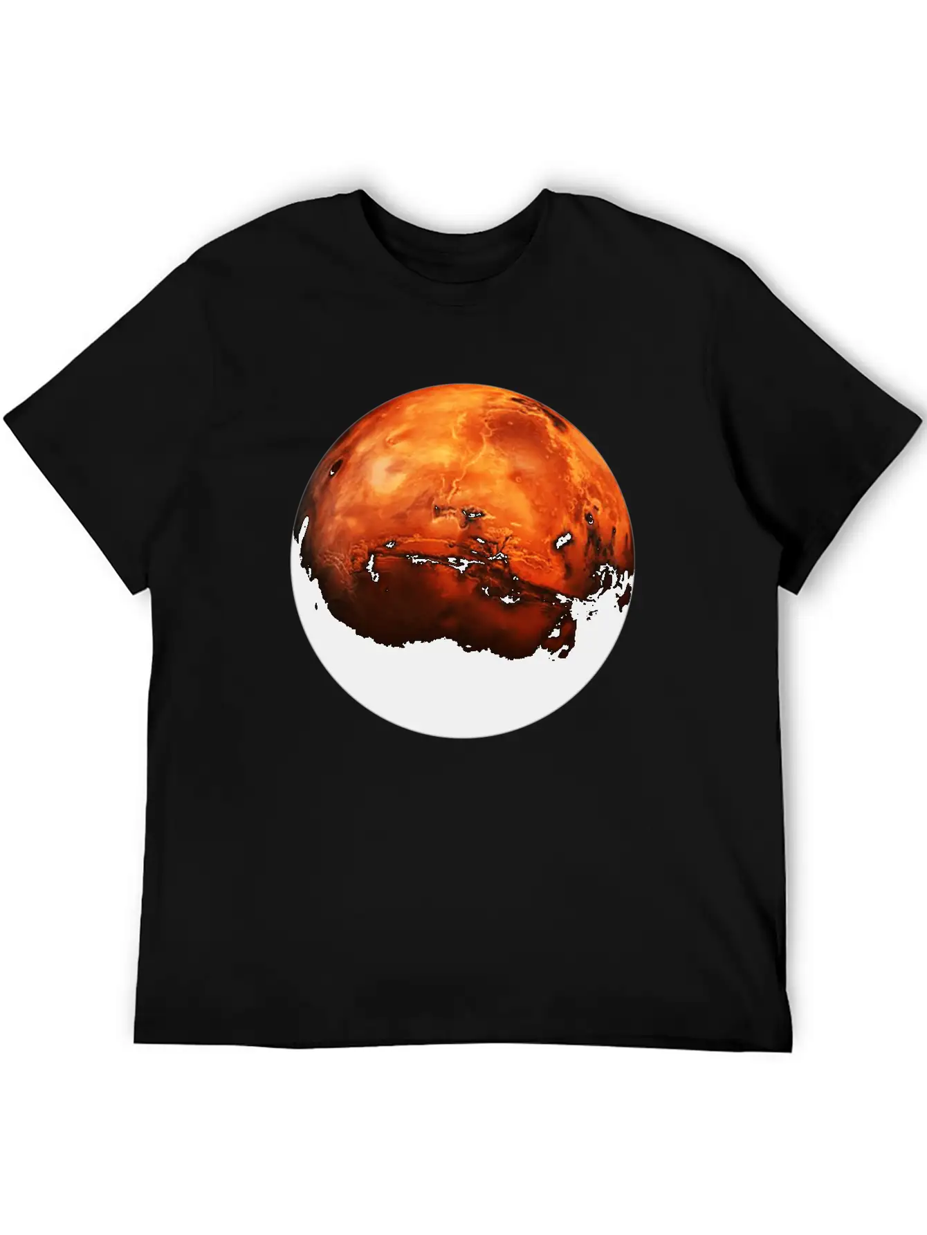 Opportunity Rover The Red Planet Unisex Short Sleeve Soft Cotton T-Shirt – Casual Everyday Wear