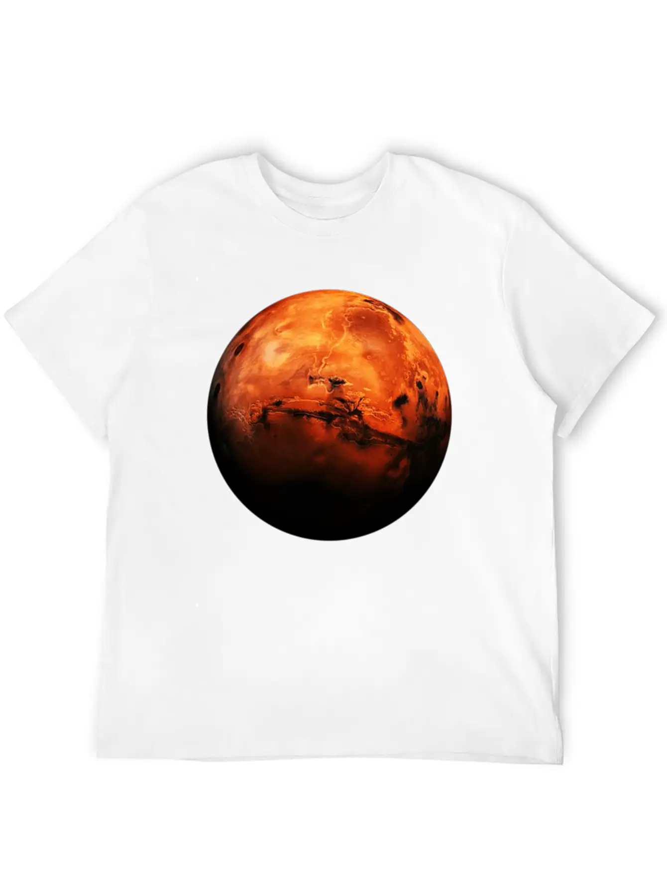 Opportunity Rover The Red Planet Unisex Short Sleeve Soft Cotton T-Shirt – Casual Everyday Wear