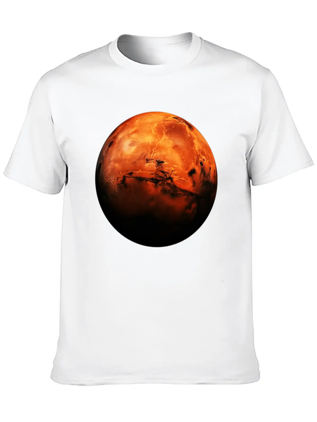 Opportunity Rover The Red Planet Unisex Short Sleeve Soft Cotton T-Shirt – Casual Everyday Wear