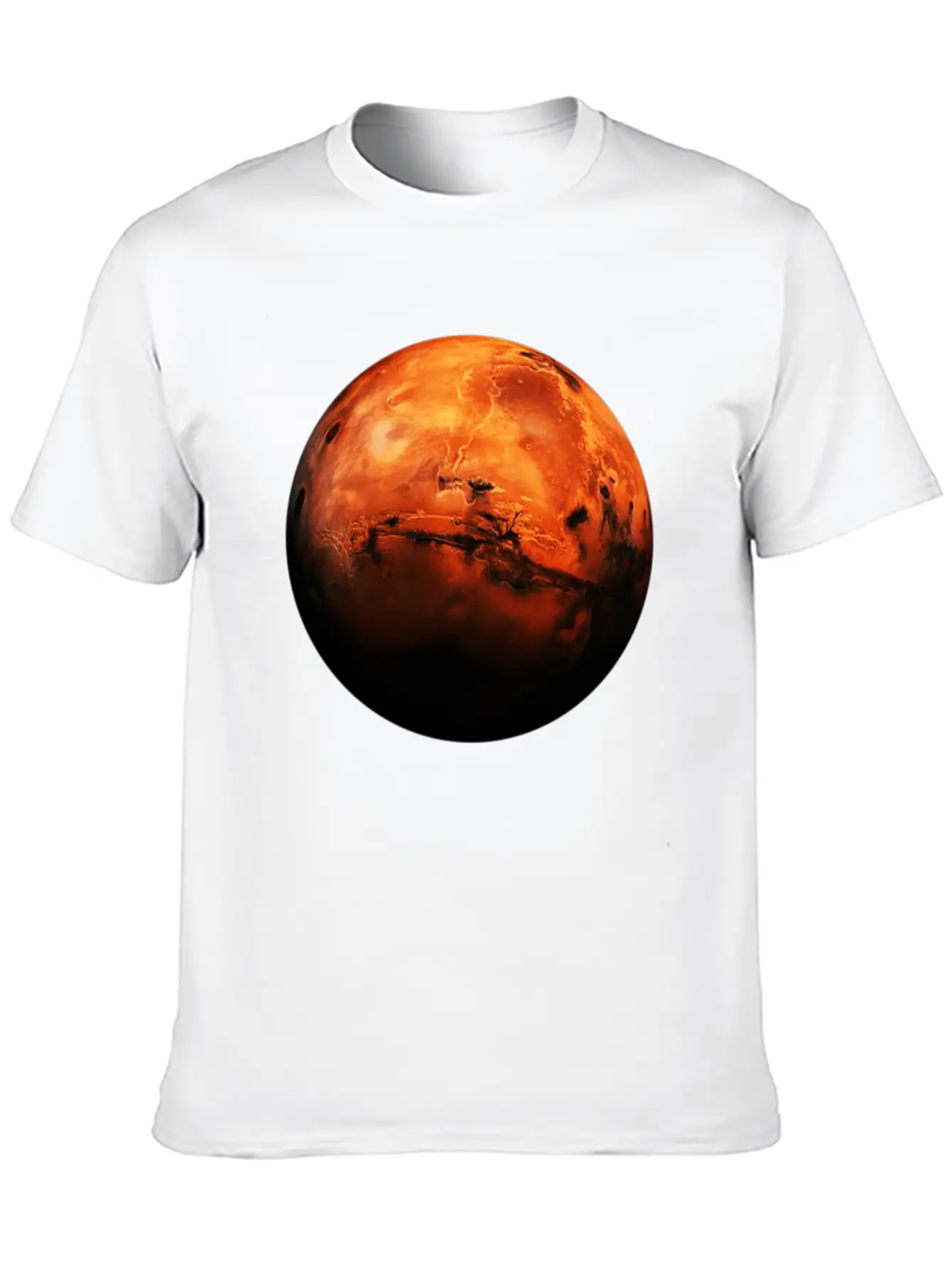 Opportunity Rover The Red Planet Unisex Short Sleeve Soft Cotton T-Shirt – Casual Everyday Wear