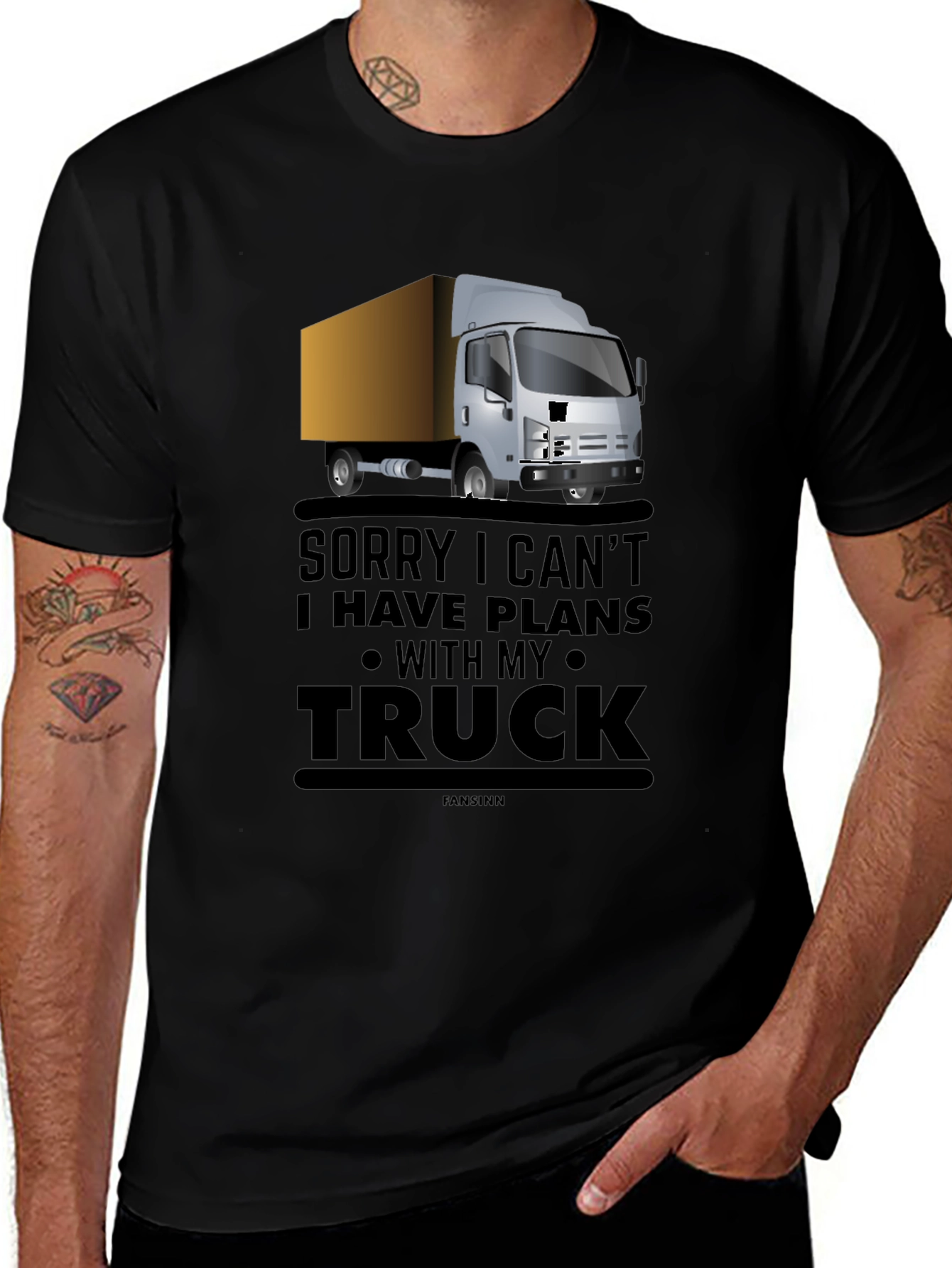 Truck Driver T-Shirt - Sorry I Have Plans With My Truck