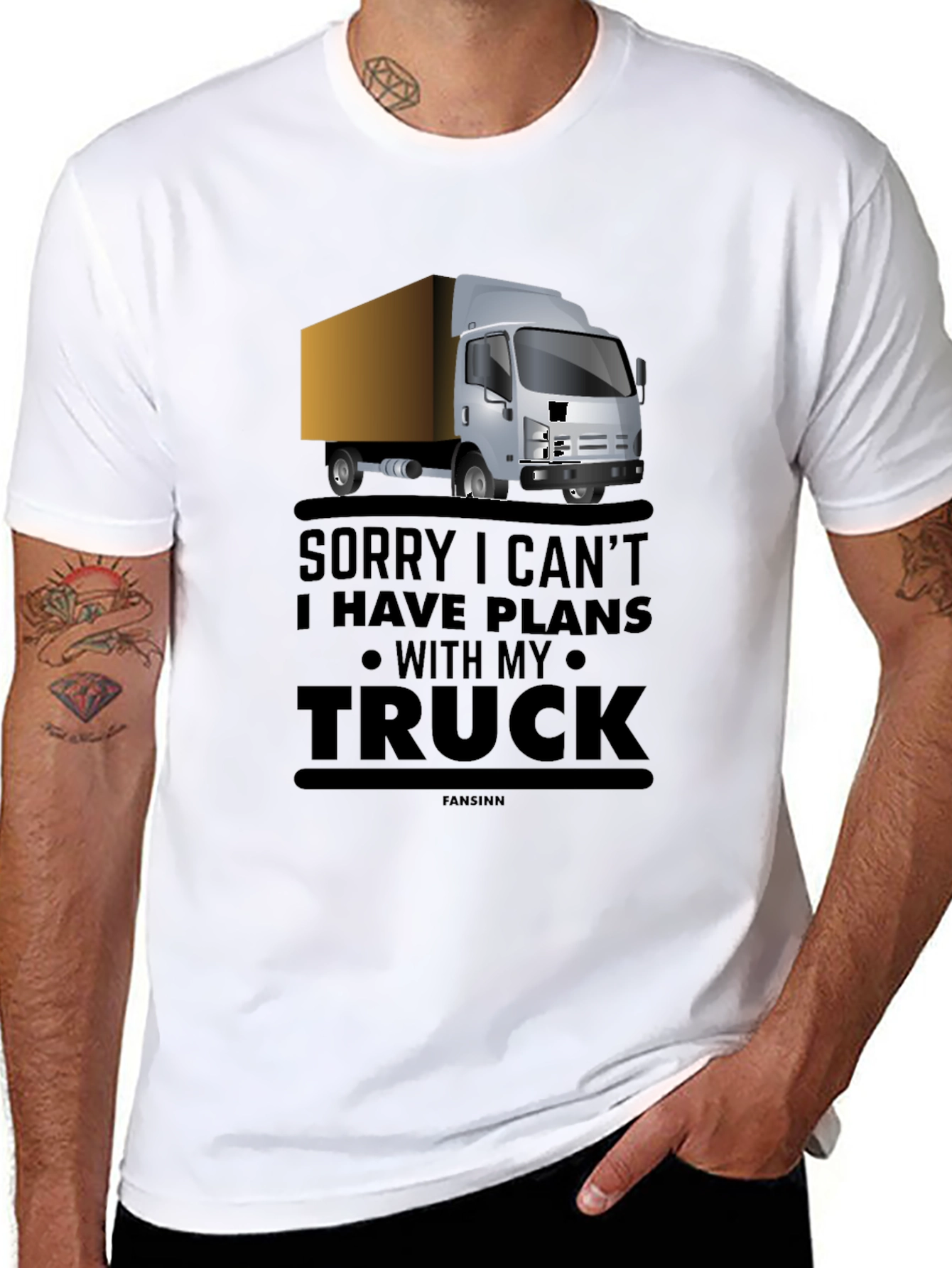 Truck Driver T-Shirt - Sorry I Have Plans With My Truck