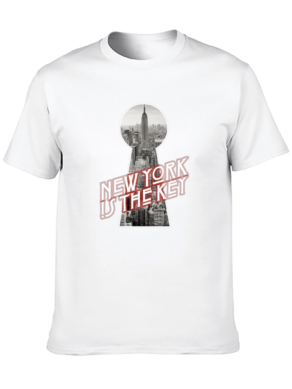 New York City Keyhole Graphic T-Shirt