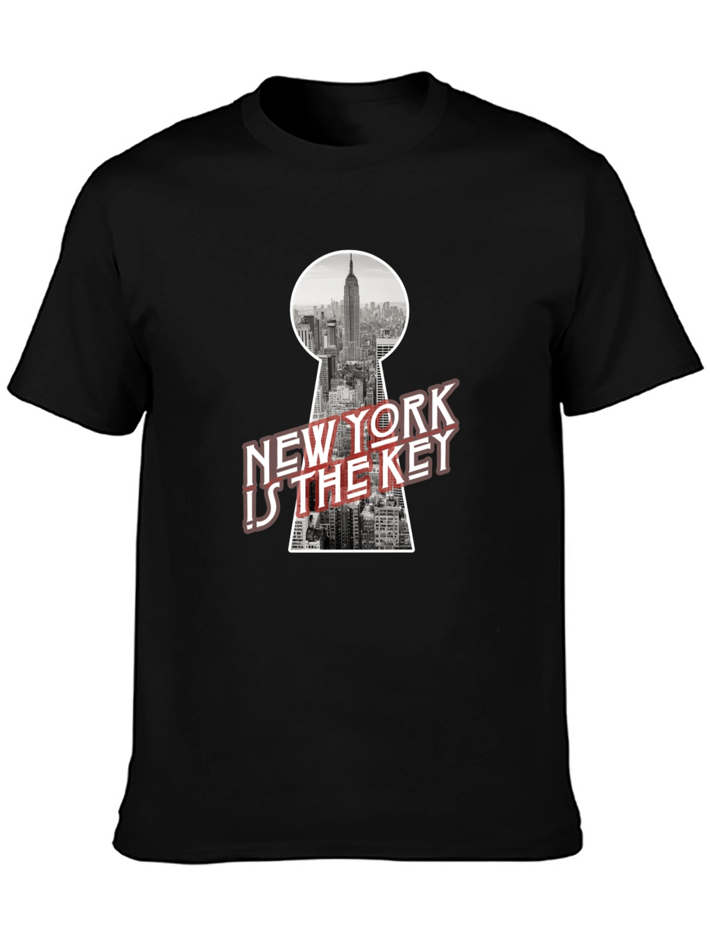 New York City Keyhole Graphic T-Shirt