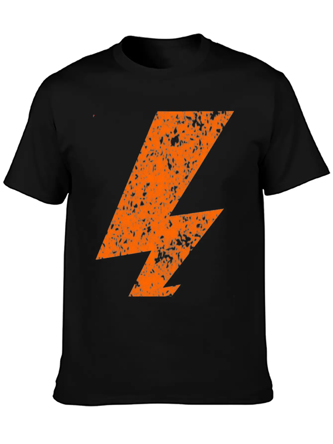 Orange Bolt Lightning | Bolt Graphic T-Shirt Stylish Everyday T-Shirt – Unisex Basic Cotton Tee