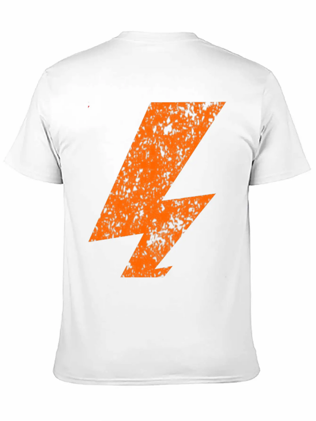 Orange Bolt Lightning | Bolt Graphic T-Shirt Stylish Everyday T-Shirt – Unisex Basic Cotton Tee