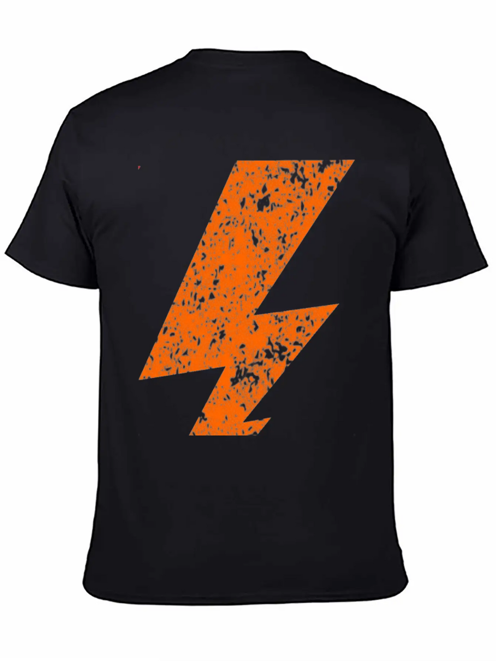 Orange Bolt Lightning | Bolt Graphic T-Shirt Stylish Everyday T-Shirt – Unisex Basic Cotton Tee