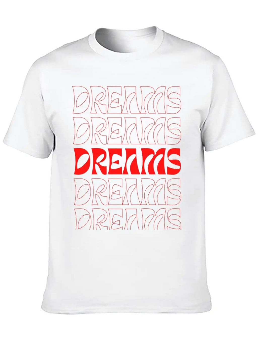 Orange Modern Typography T Shirt Casual Graphic T-Shirt – Simple And Comfortable Daily Wear