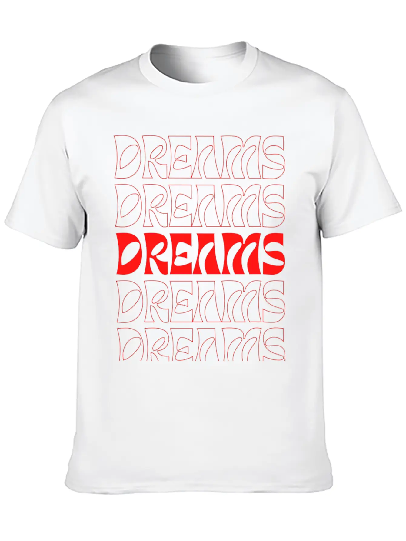 Orange Modern Typography T Shirt Casual Graphic T-Shirt – Simple And Comfortable Daily Wear