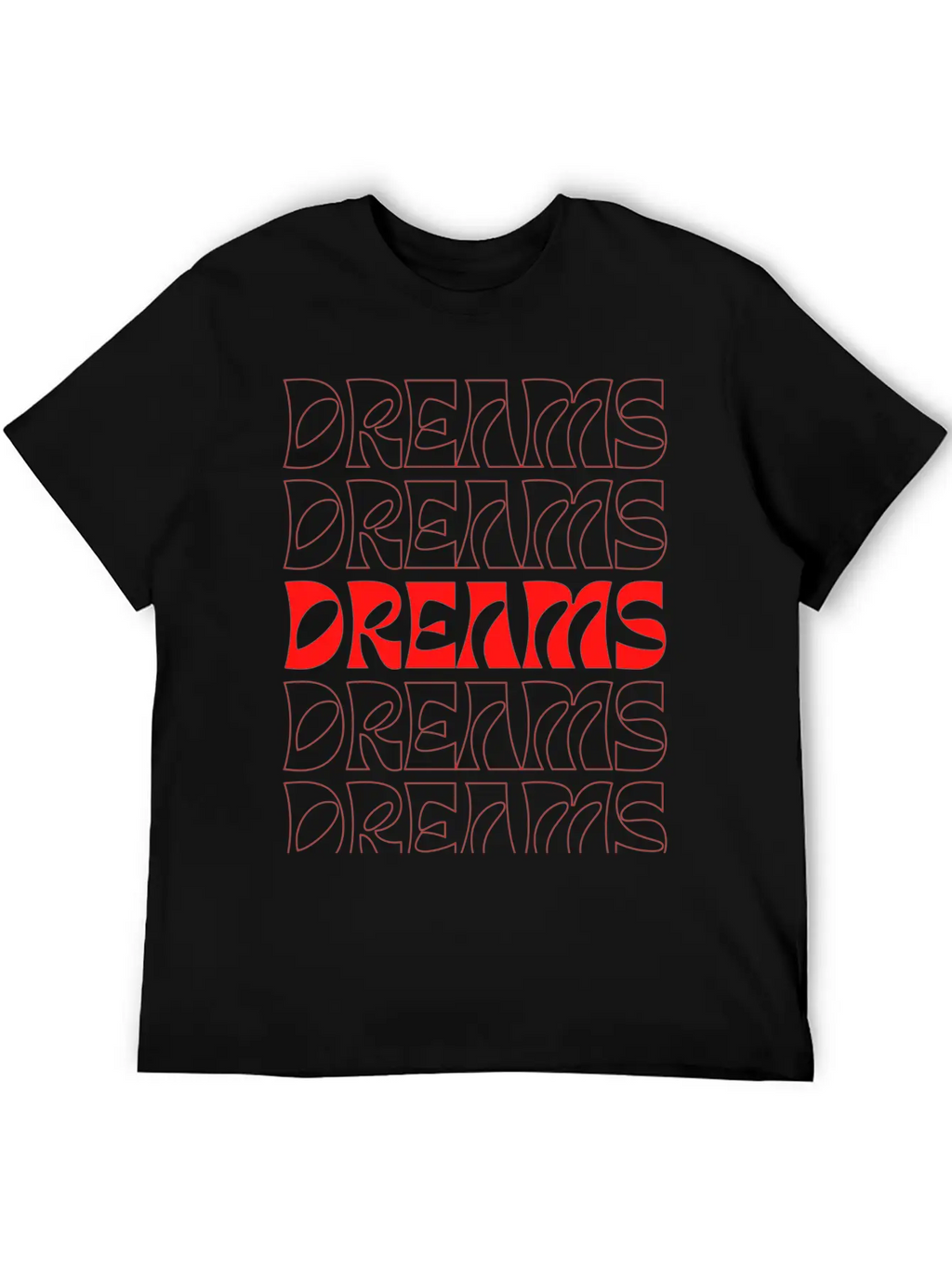 Orange Modern Typography T Shirt Casual Graphic T-Shirt – Simple And Comfortable Daily Wear