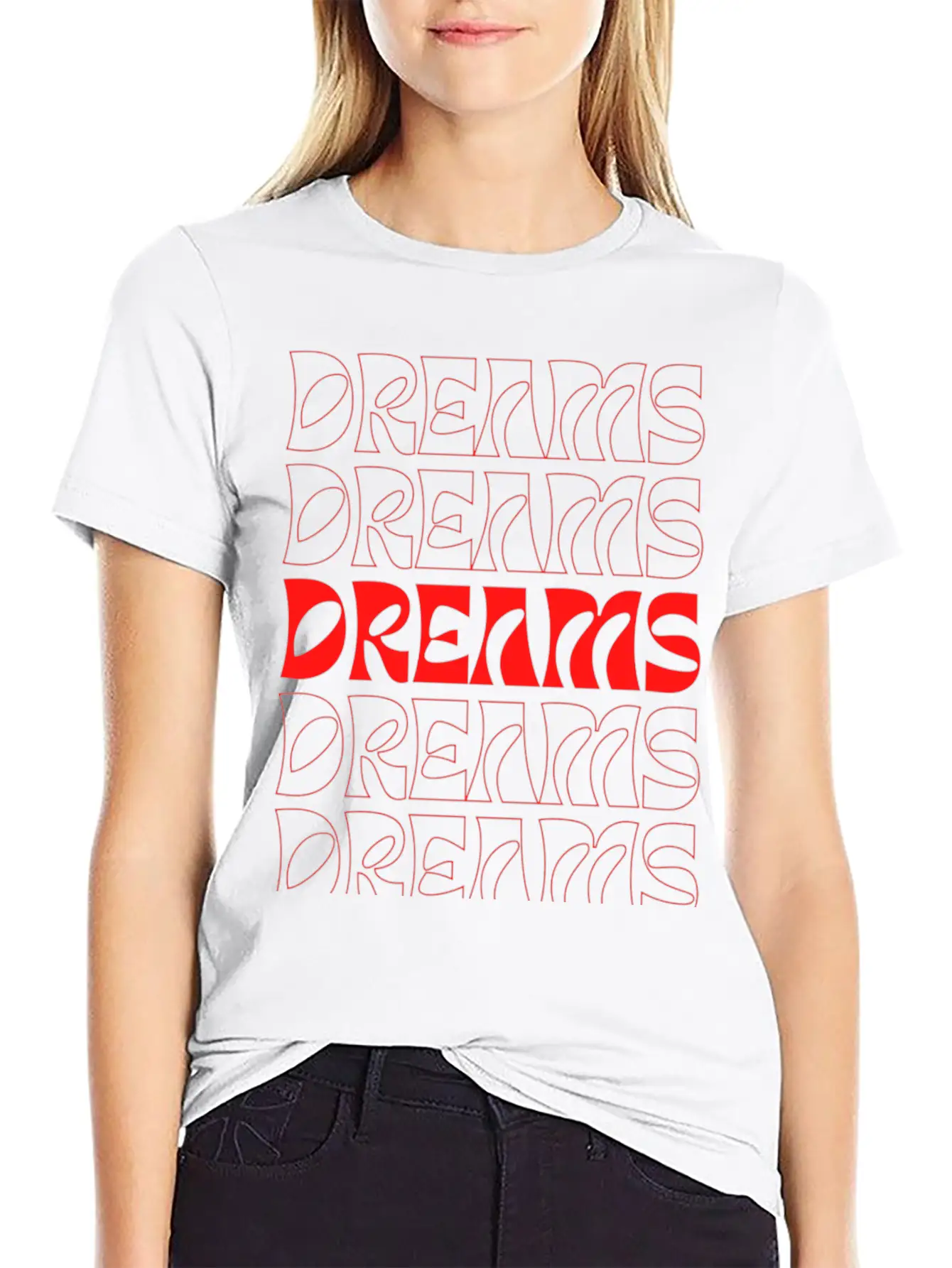 Orange Modern Typography T Shirt Casual Graphic T-Shirt – Simple And Comfortable Daily Wear