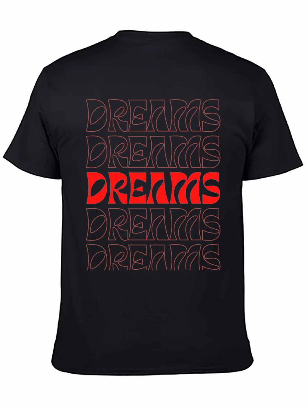 Orange Modern Typography T Shirt Casual Graphic T-Shirt – Simple And Comfortable Daily Wear