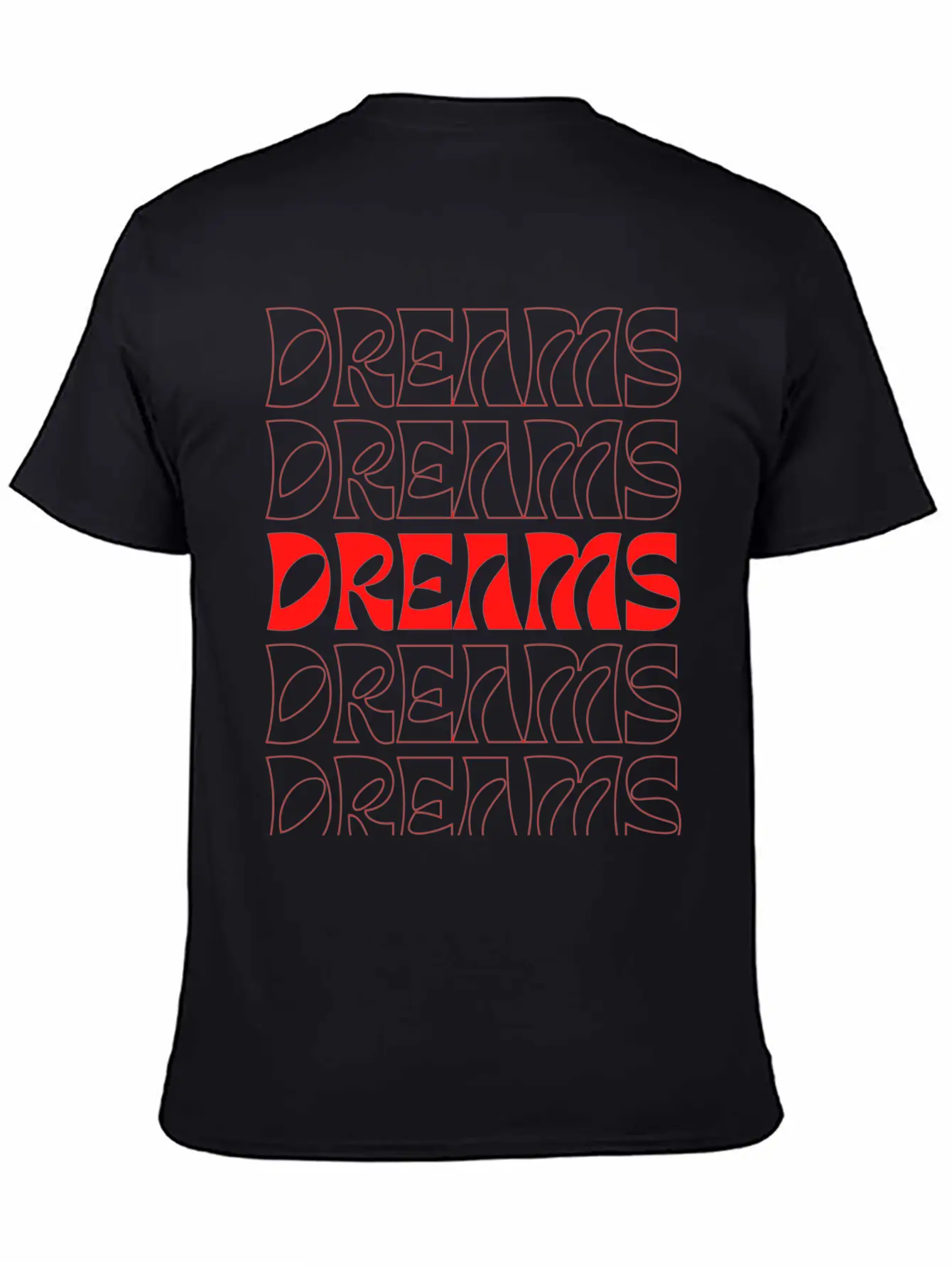 Orange Modern Typography T Shirt Casual Graphic T-Shirt – Simple And Comfortable Daily Wear
