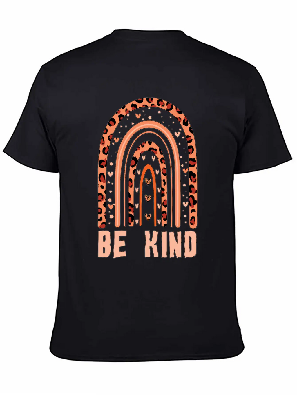 Orange Rainbow Kindness Awareness Unity Day Unisex Short Sleeve Soft Cotton T-Shirt – Casual Everyday Wear