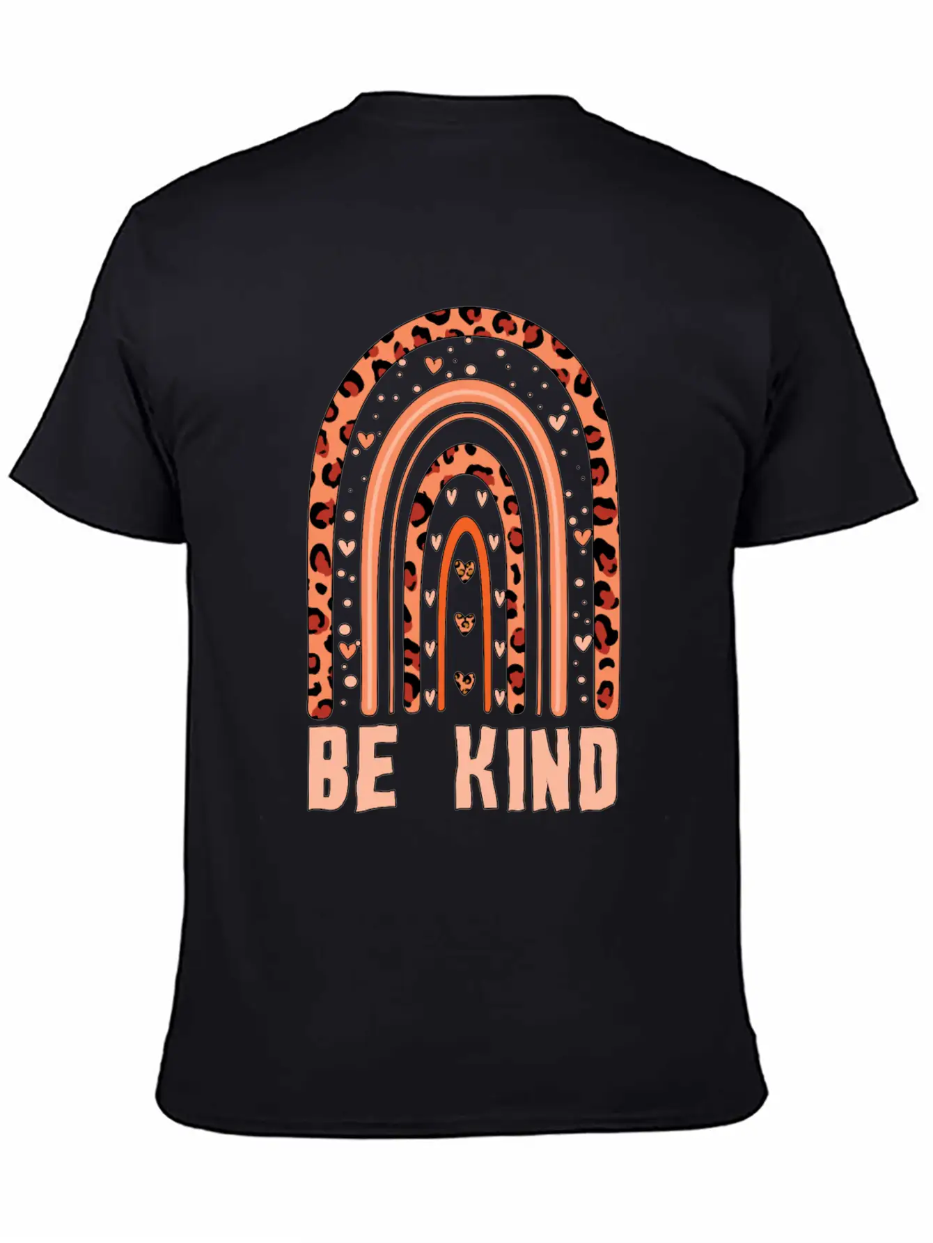 Orange Rainbow Kindness Awareness Unity Day Unisex Short Sleeve Soft Cotton T-Shirt – Casual Everyday Wear