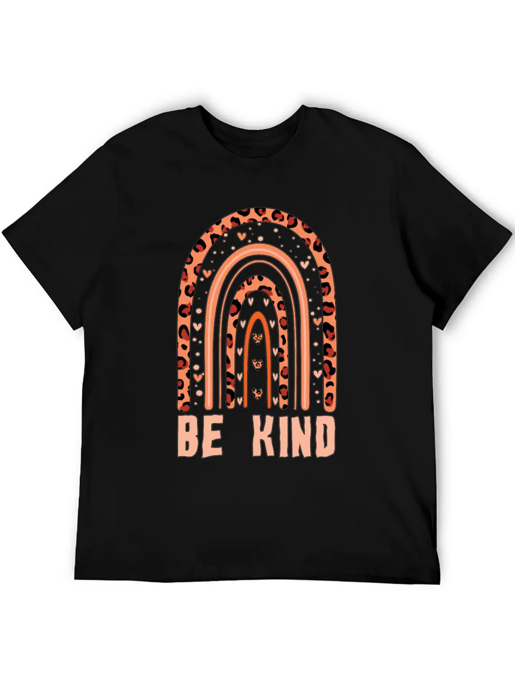 Orange Rainbow Kindness Awareness Unity Day Unisex Short Sleeve Soft Cotton T-Shirt – Casual Everyday Wear