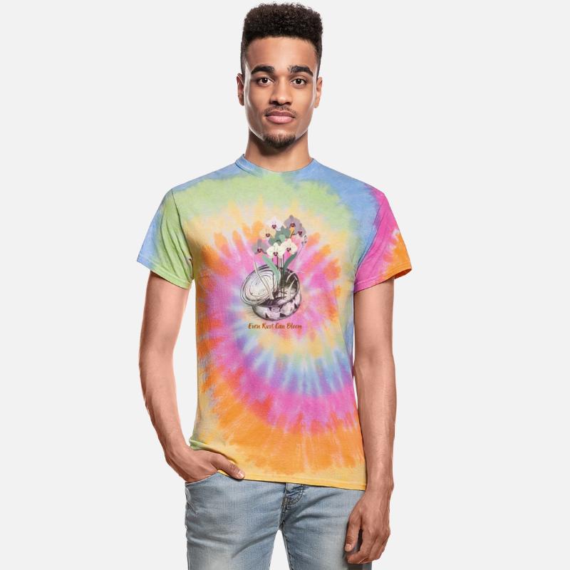 Orchid Can Eco Tee Earth Renewal Hand Drawn Art