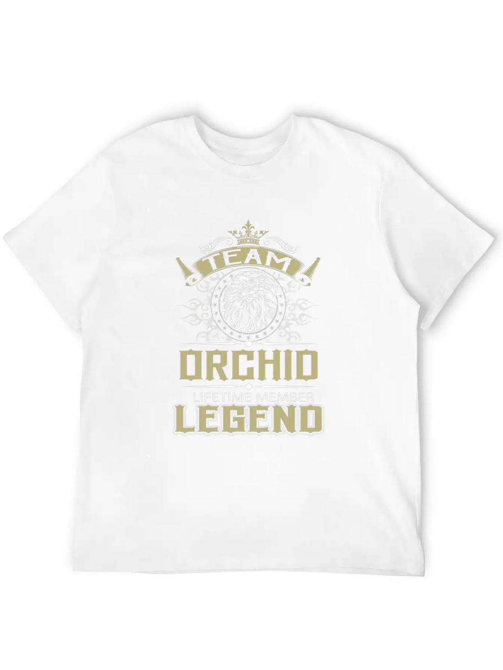 Orchid Name T Shirt - Orchid Eagle Lifetime Member Unisex Short Sleeve Soft Cotton T-Shirt – Casual Everyday Wear