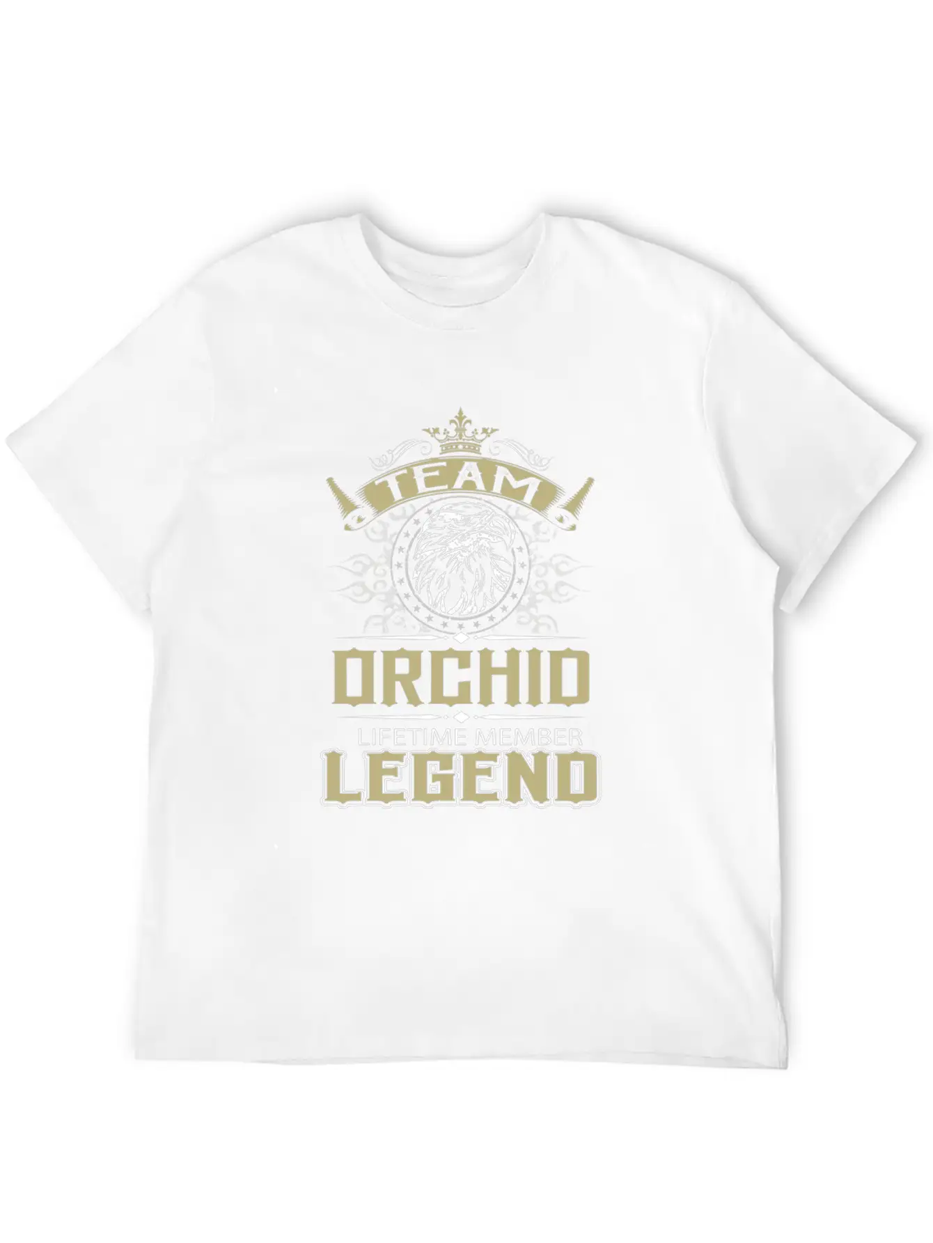 Orchid Name T Shirt - Orchid Eagle Lifetime Member Unisex Short Sleeve Soft Cotton T-Shirt – Casual Everyday Wear
