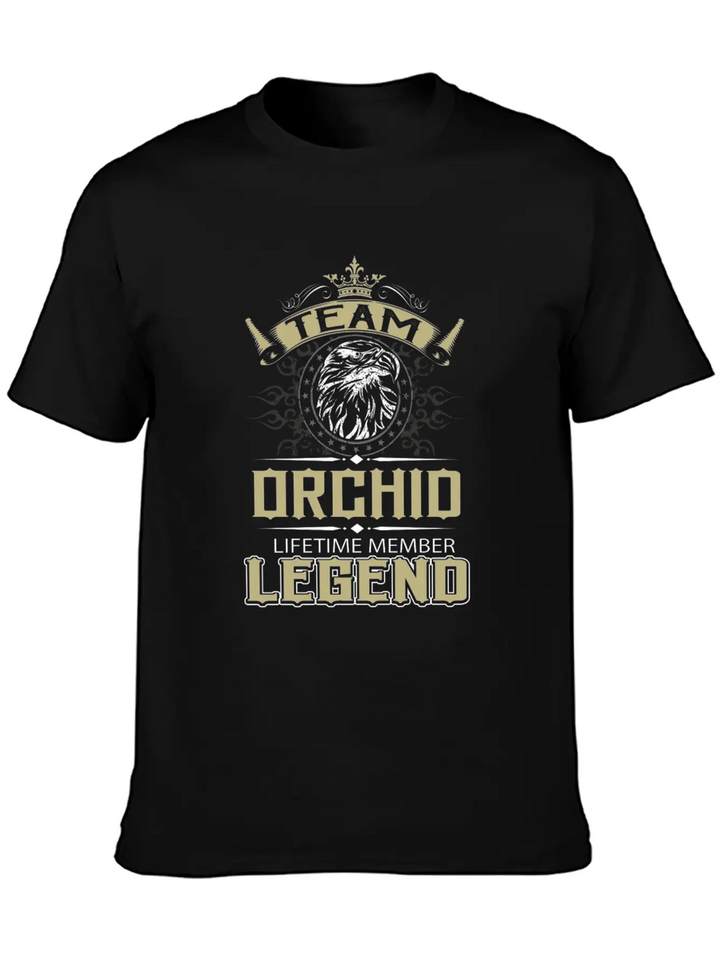 Orchid Name T Shirt - Orchid Eagle Lifetime Member Unisex Short Sleeve Soft Cotton T-Shirt – Casual Everyday Wear