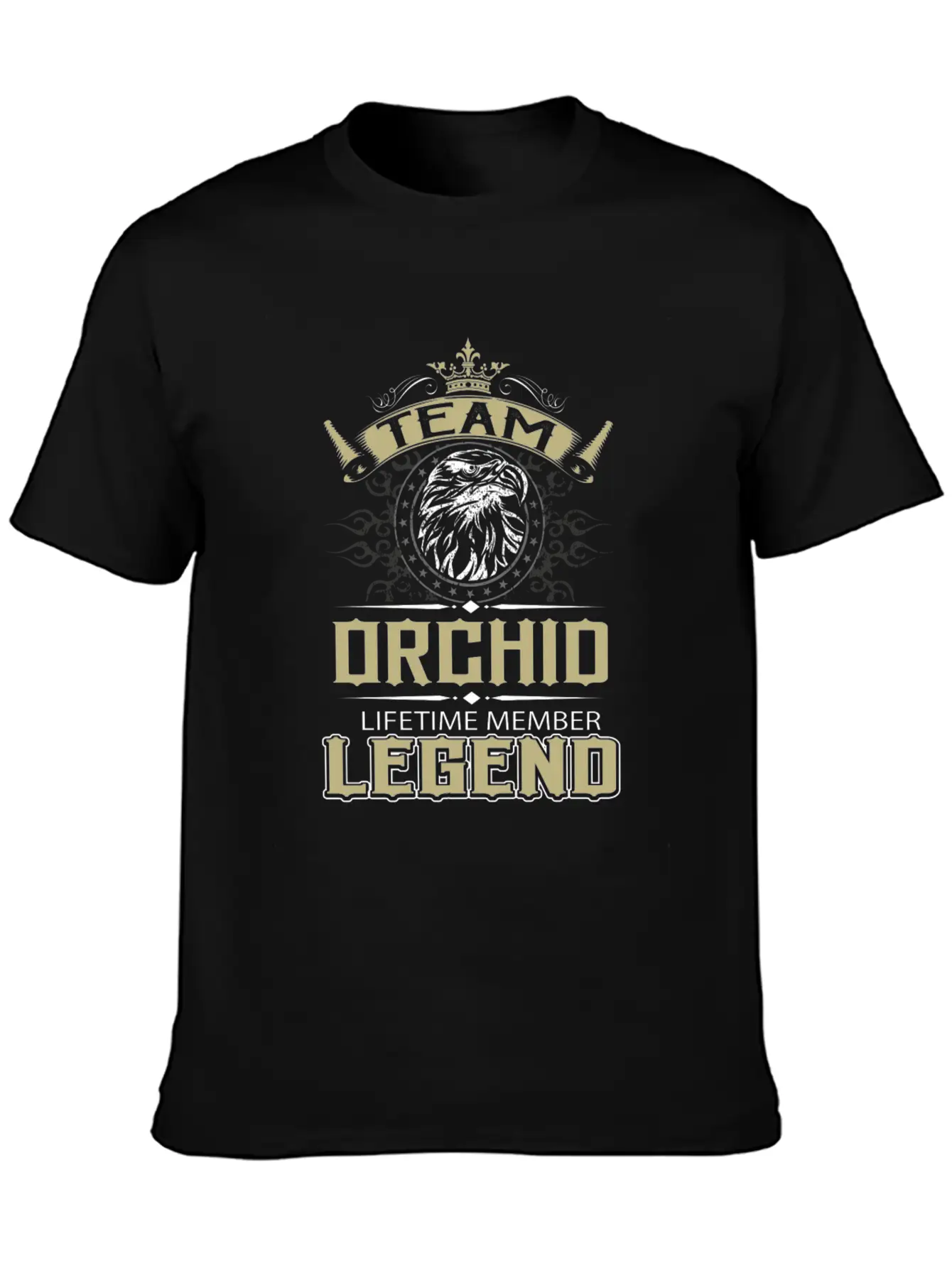 Orchid Name T Shirt - Orchid Eagle Lifetime Member Unisex Short Sleeve Soft Cotton T-Shirt – Casual Everyday Wear