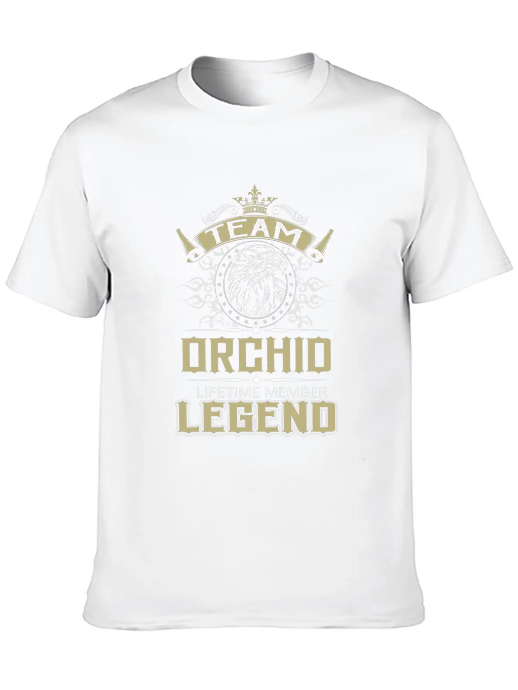 Orchid Name T Shirt - Orchid Eagle Lifetime Member Unisex Short Sleeve Soft Cotton T-Shirt – Casual Everyday Wear