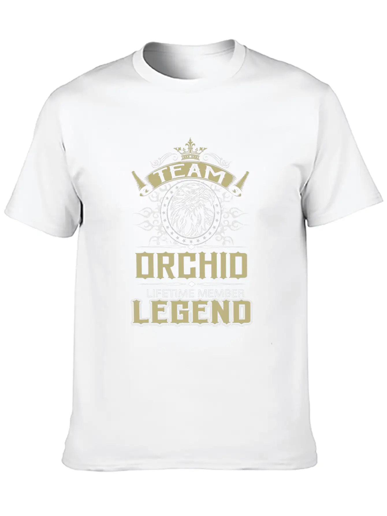 Orchid Name T Shirt - Orchid Eagle Lifetime Member Unisex Short Sleeve Soft Cotton T-Shirt – Casual Everyday Wear