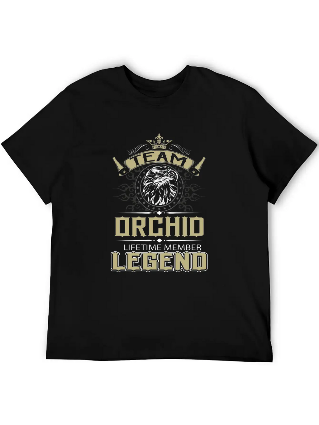 Orchid Name T Shirt - Orchid Eagle Lifetime Member Unisex Short Sleeve Soft Cotton T-Shirt – Casual Everyday Wear