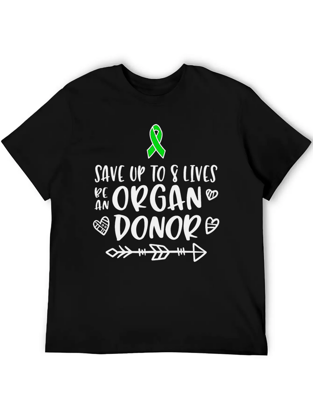 Organ Donation Awareness, Organ Donor Unisex Short Sleeve Soft Cotton T-Shirt – Casual Everyday Wear