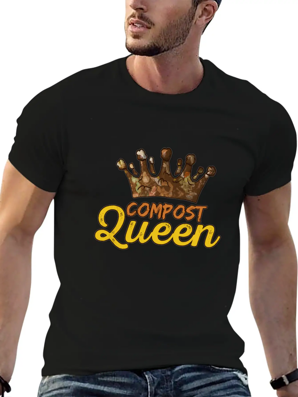 Organic Farming Composting Unisex Short Sleeve Soft Cotton T-Shirt – Casual Everyday Wear