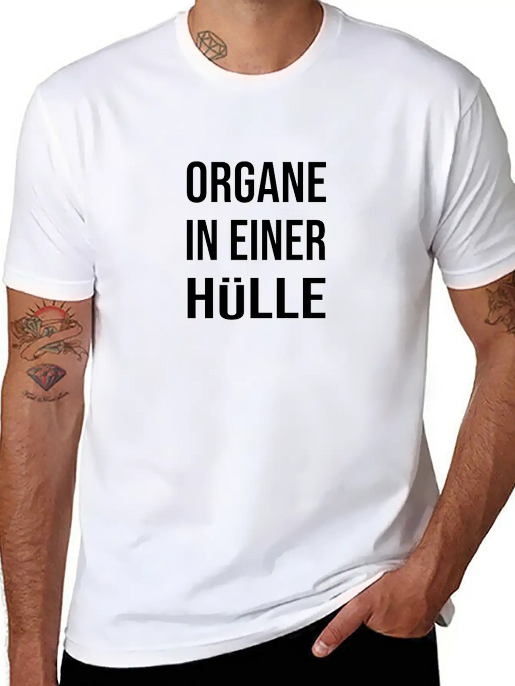 Organs In A Shell Unisex Casual T-Shirt – Clean Design For Daily Comfort